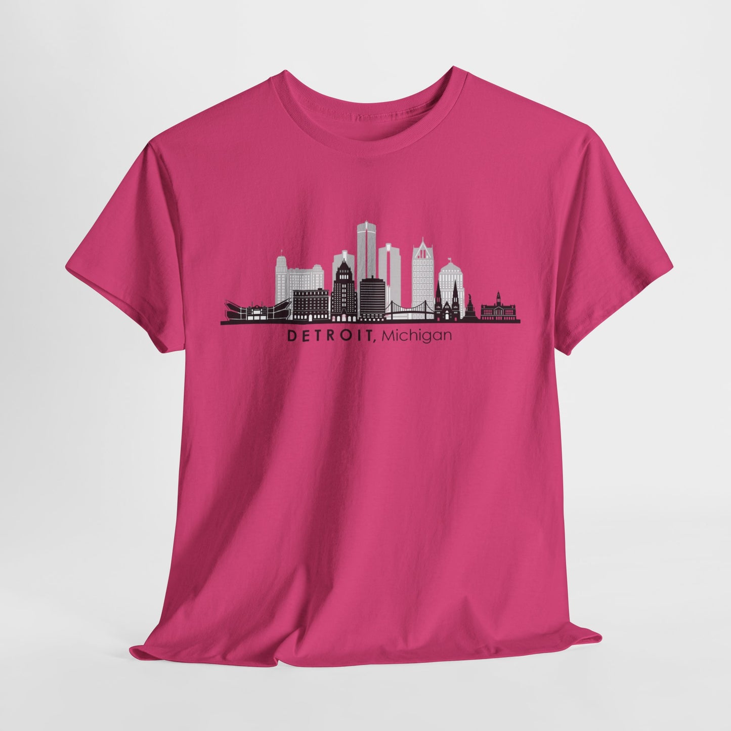 Detroit Skyline Unisex T-shirts