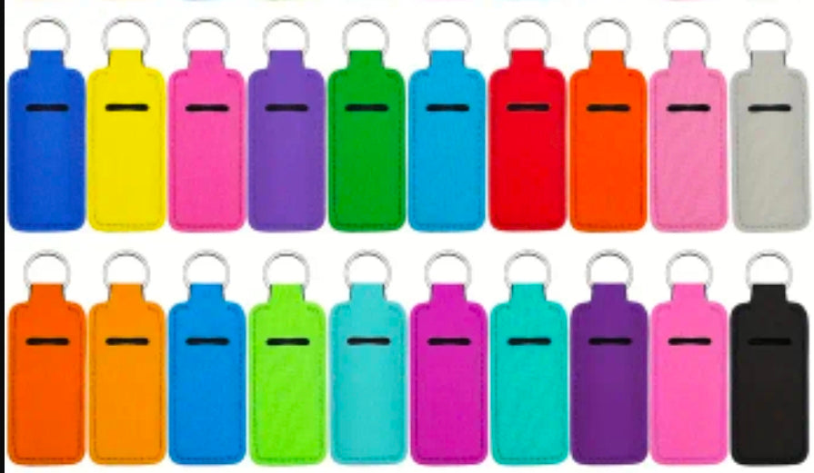 ColorBlock Lipgloss Keychain Holders