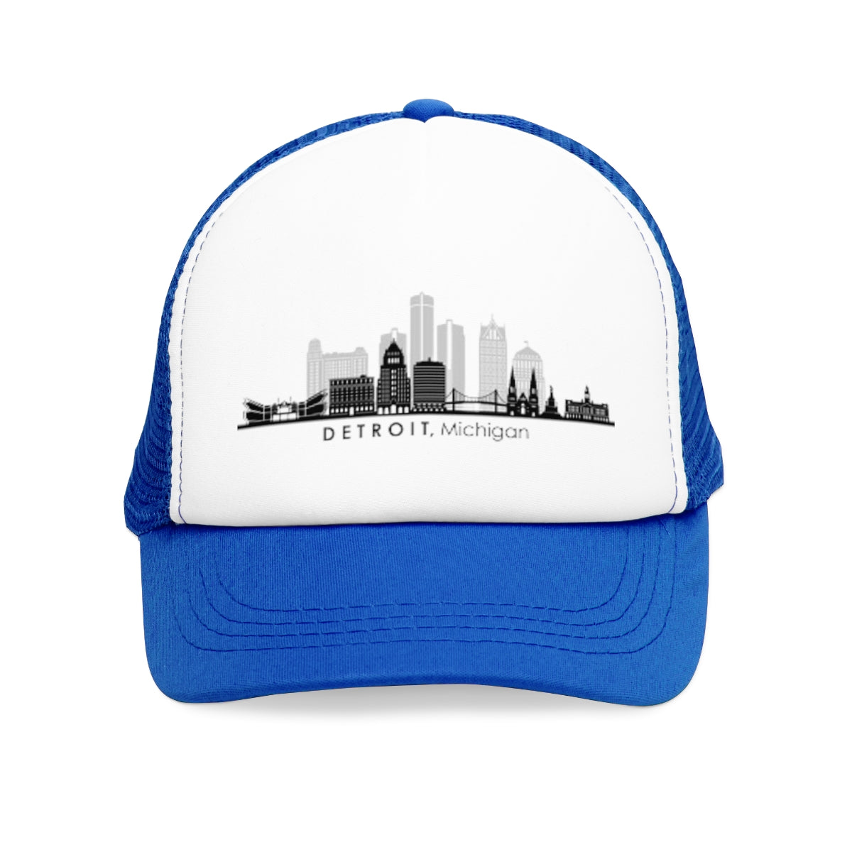 Detroit Skyline Trucker Mesh Cap