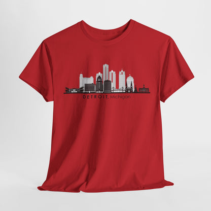 Detroit Skyline Unisex T-shirts