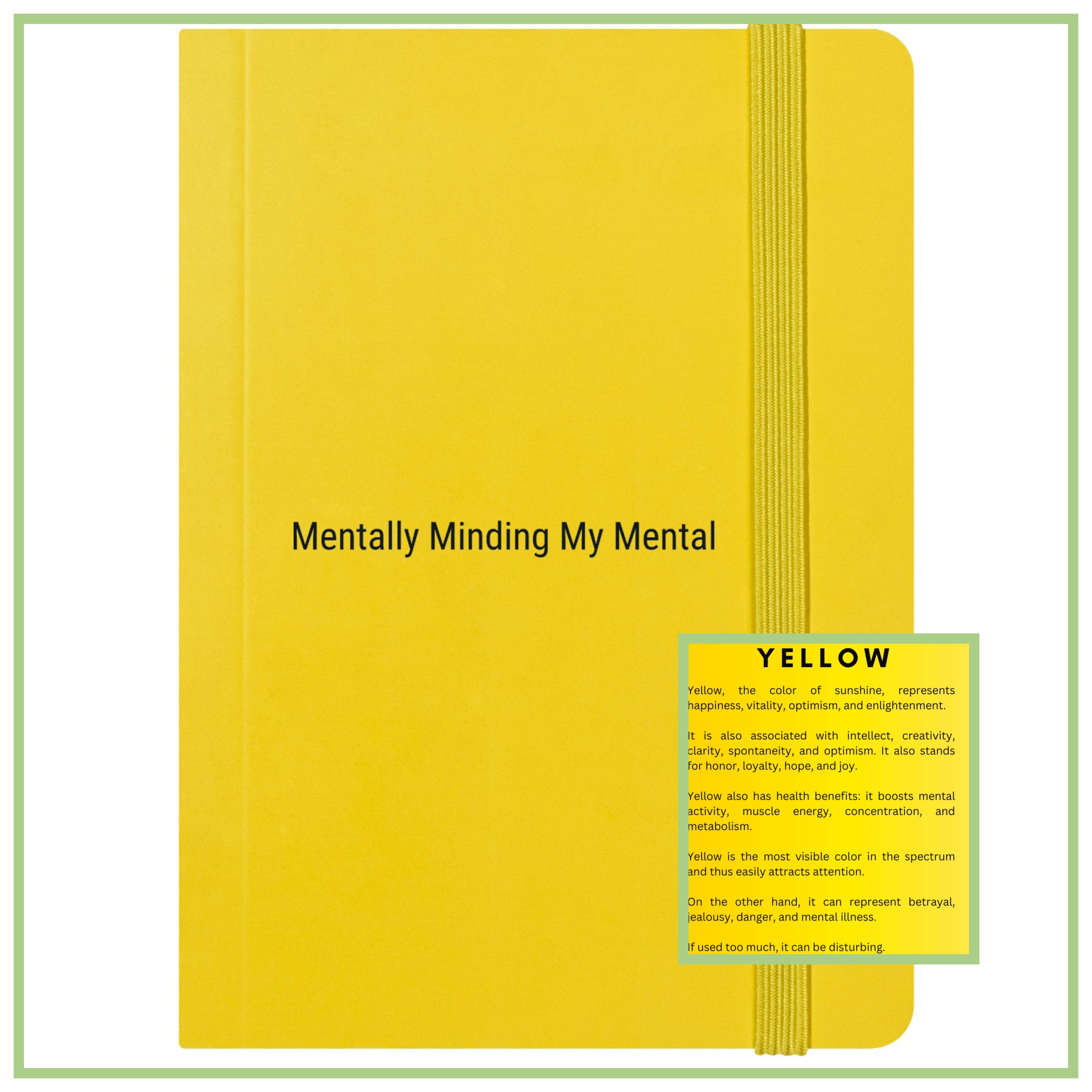 Mentally Minding My Mental – Mood Journal (Compact Softcover, 80 Pages)