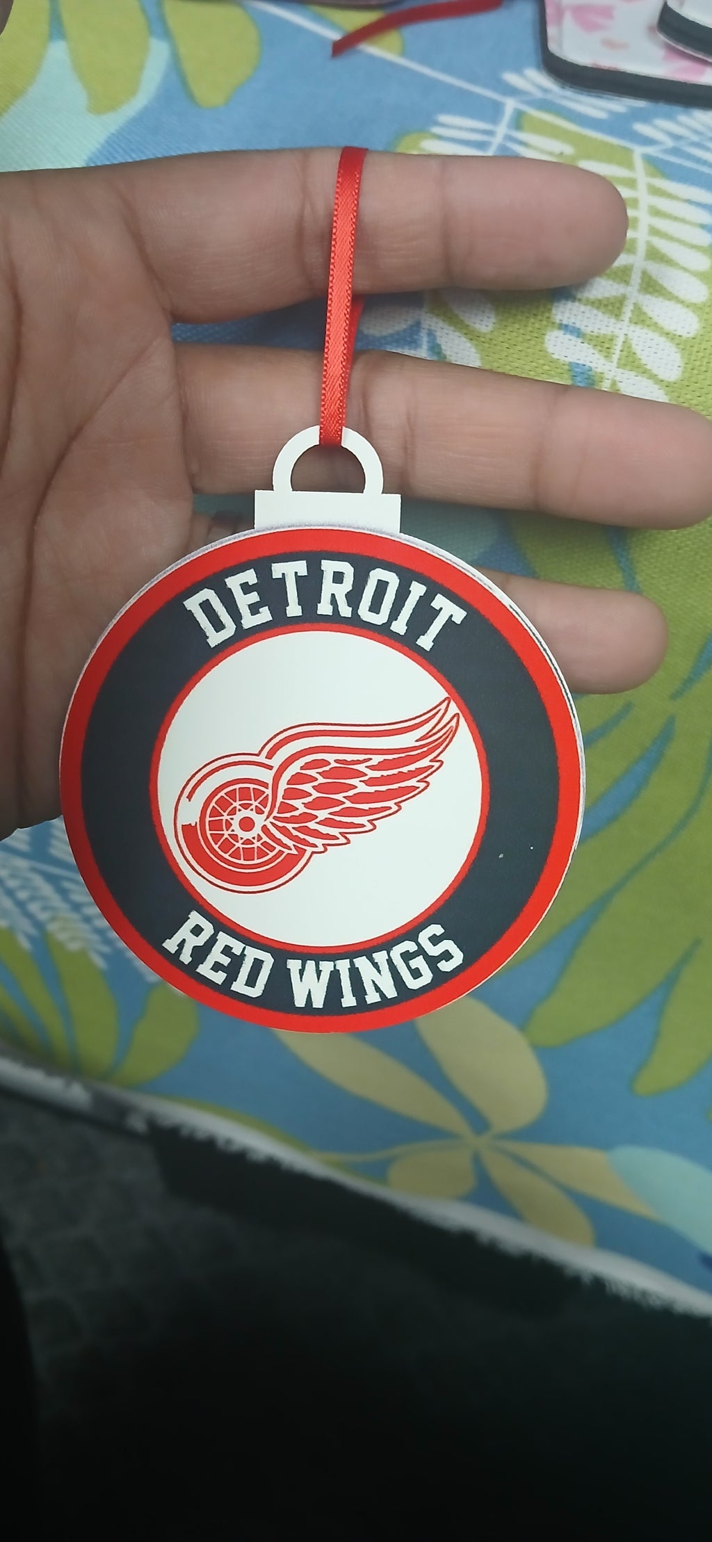 Red Wings Custom Ornaments