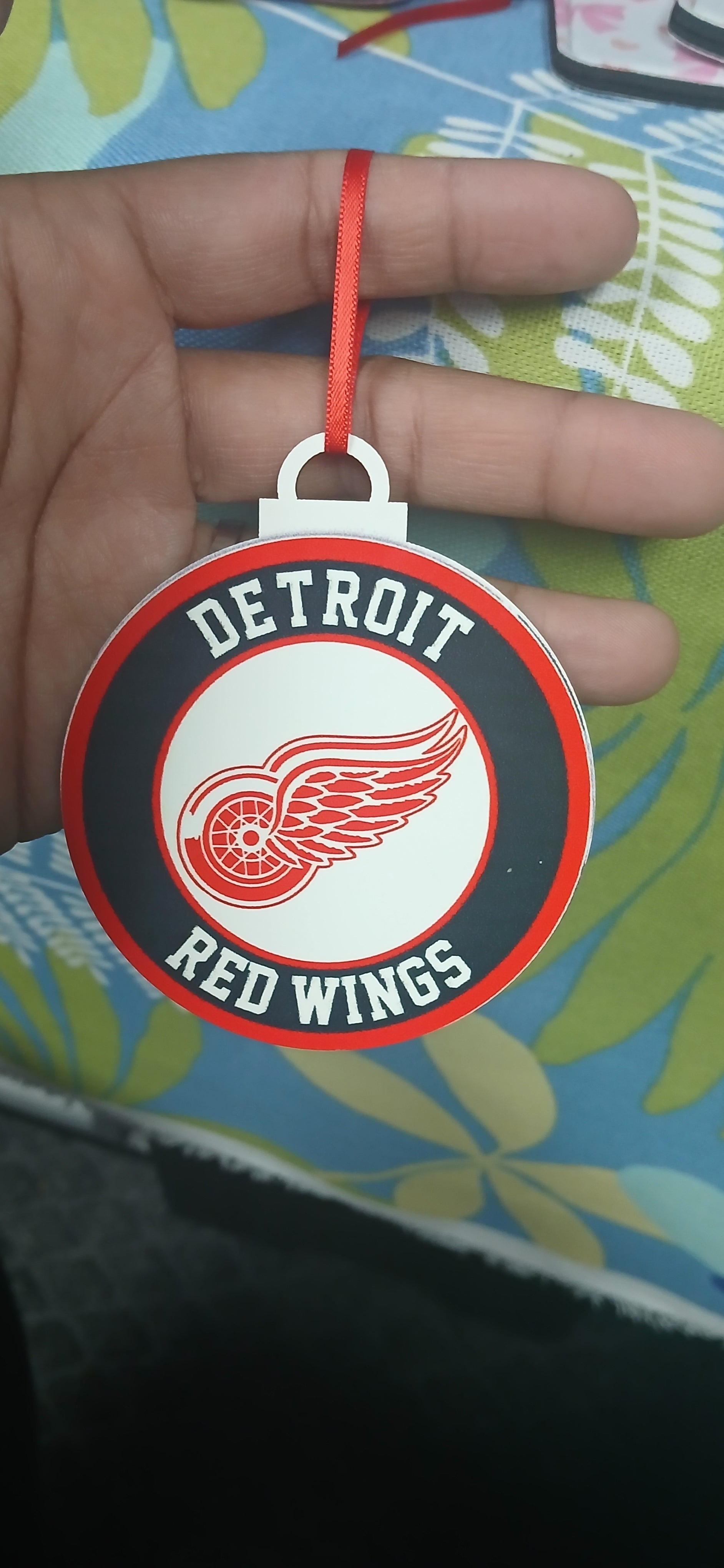 Red Wings Custom Ornaments
