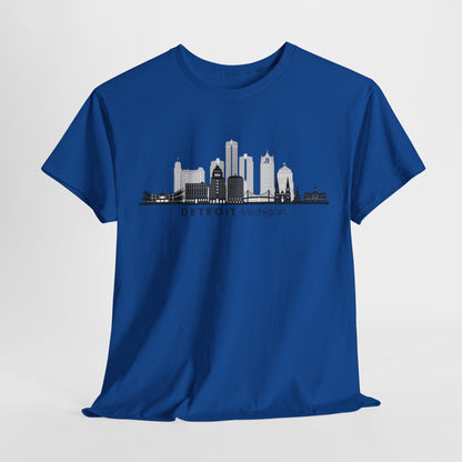 Detroit Skyline Unisex T-shirts