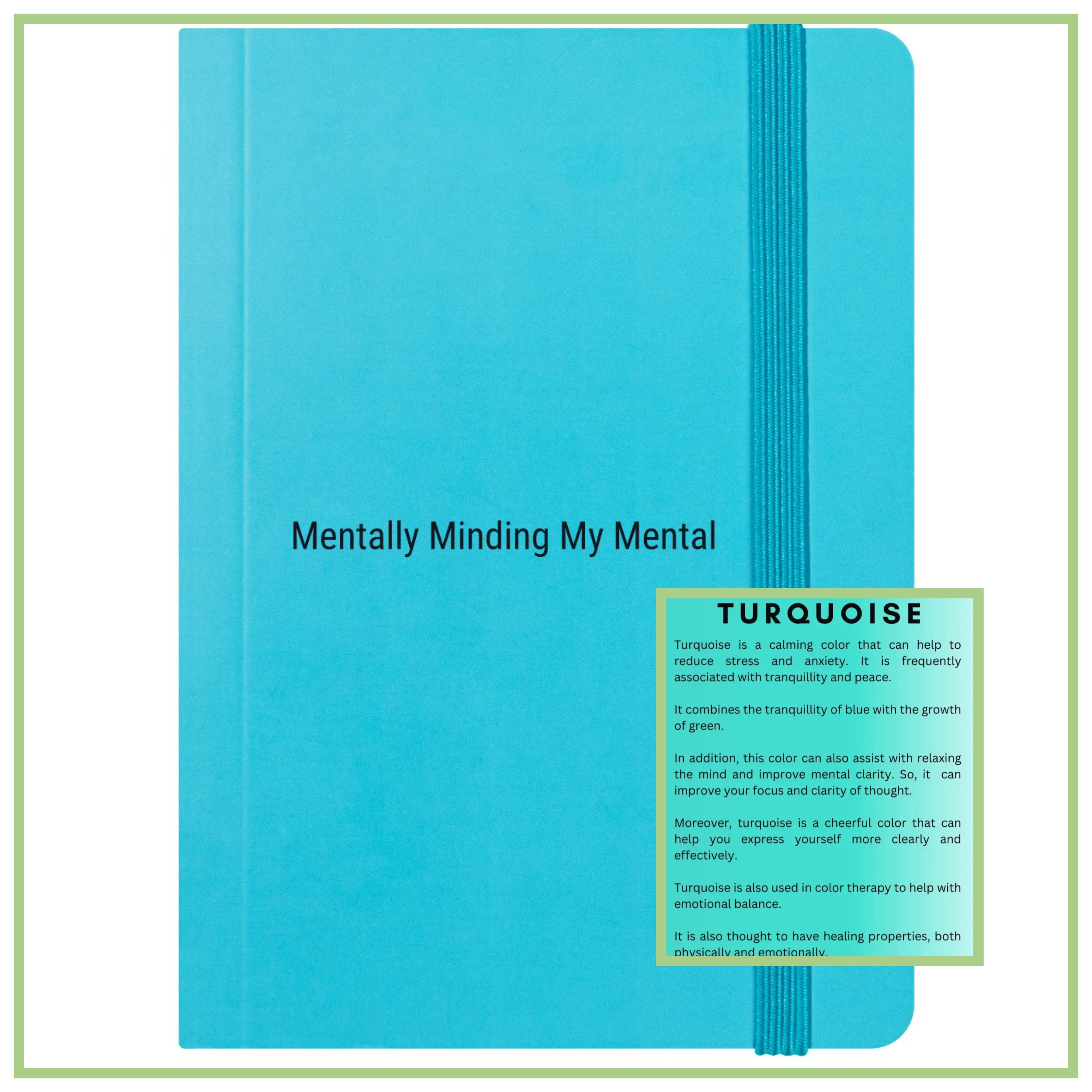 Mentally Minding My Mental – Mood Journal (Compact Softcover, 80 Pages)