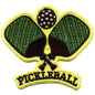 Pickleball Paddle Iron-On Patch