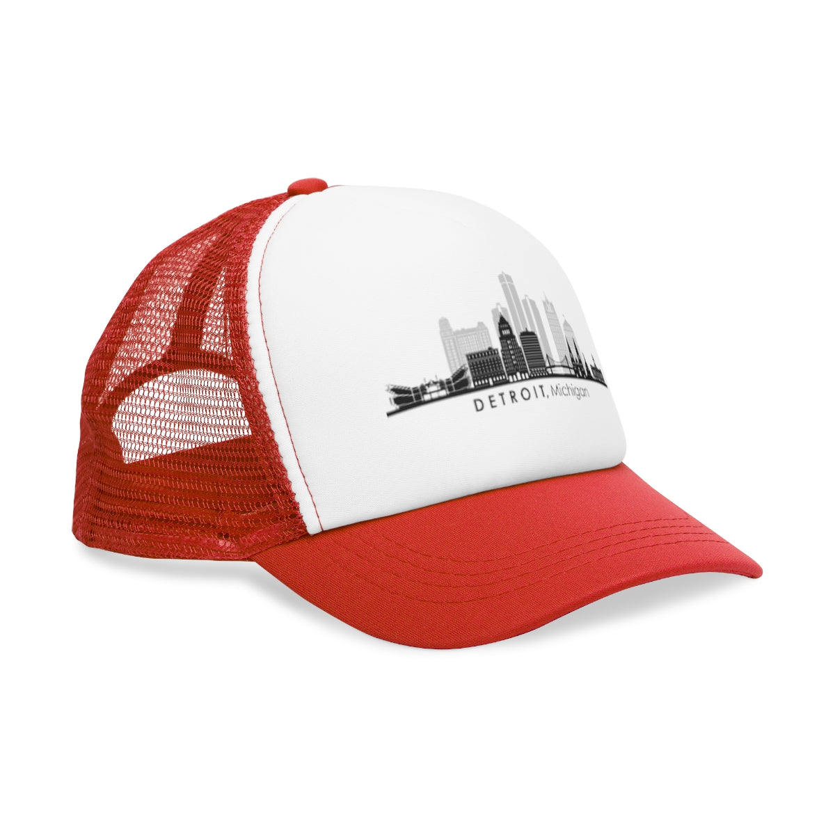 Detroit Skyline Trucker Mesh Cap