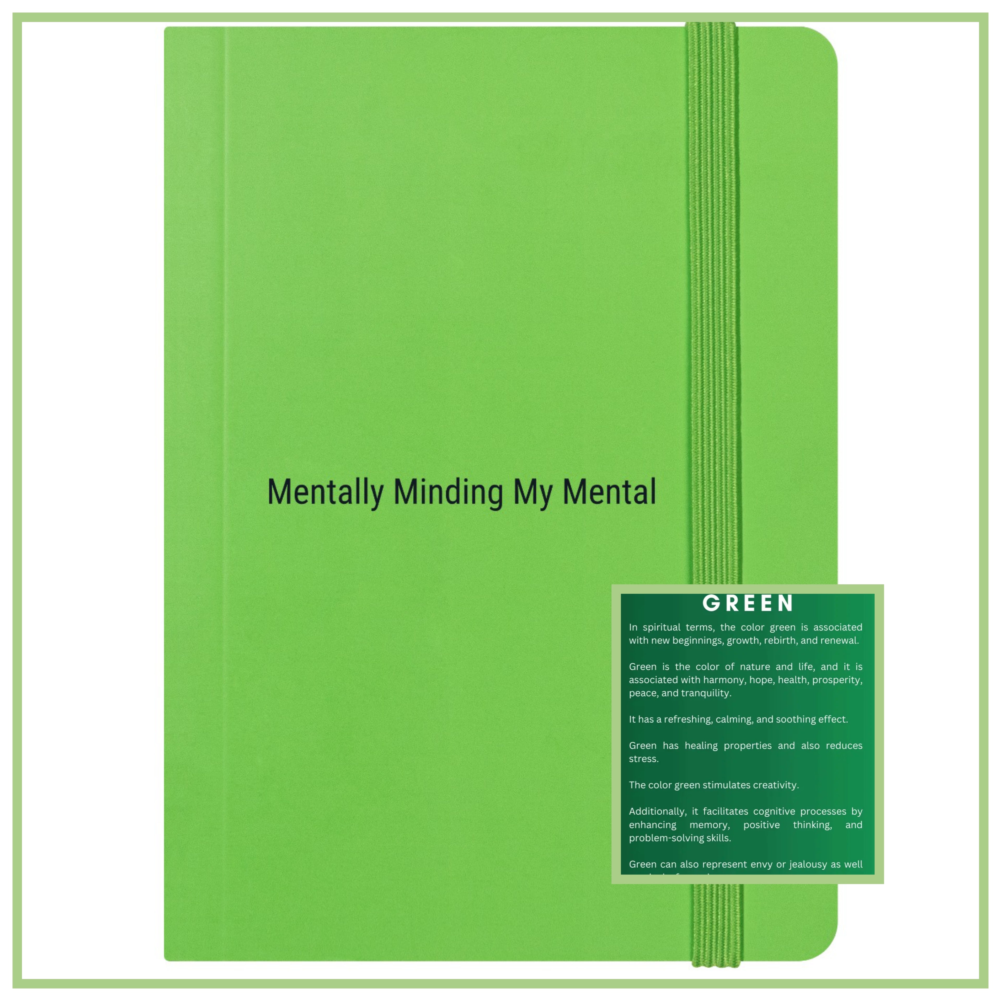 Mentally Minding My Mental – Mood Journal (Compact Softcover, 80 Pages)