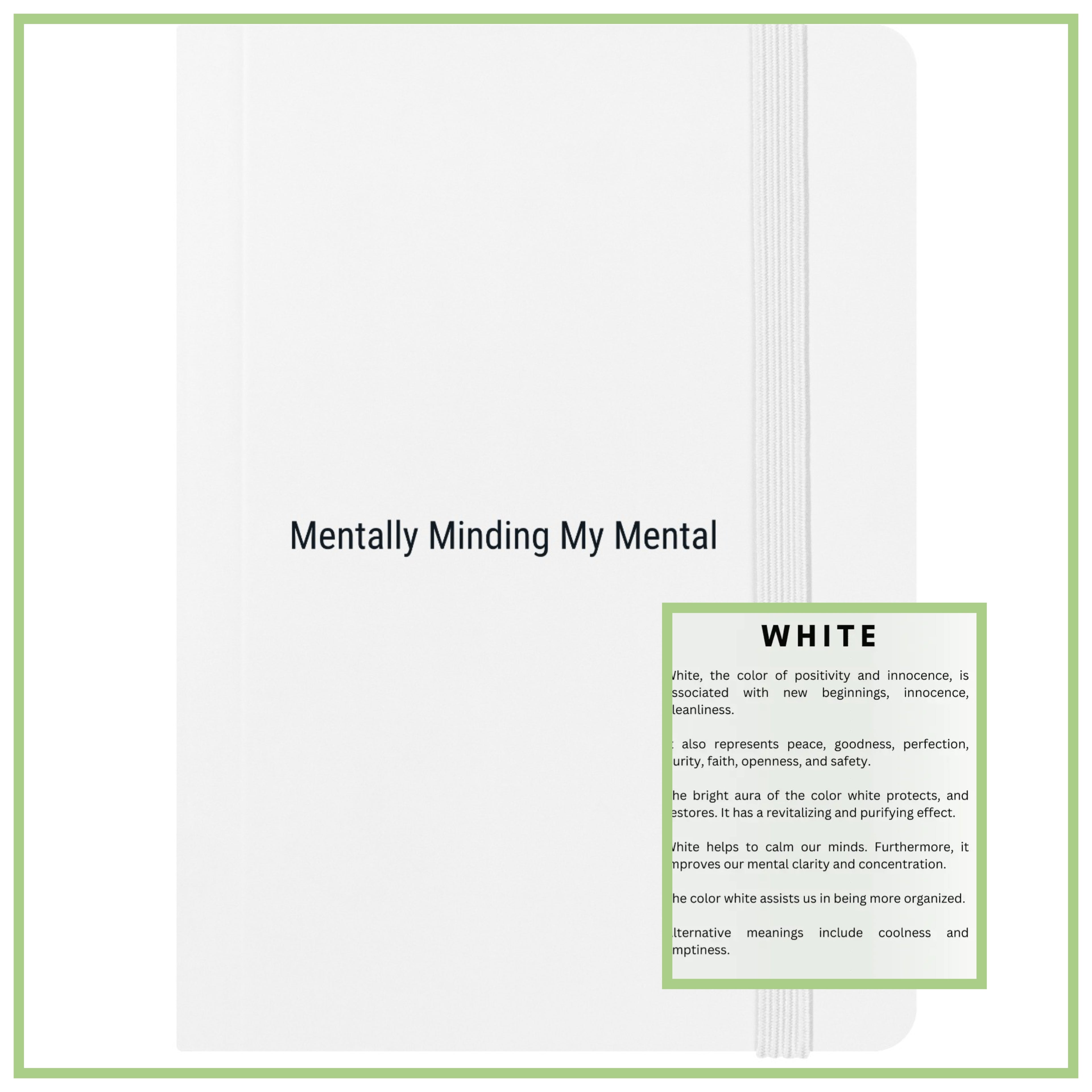 Mentally Minding My Mental – Mood Journal (Compact Softcover, 80 Pages)