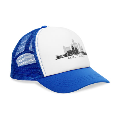 Detroit Skyline Trucker Mesh Cap